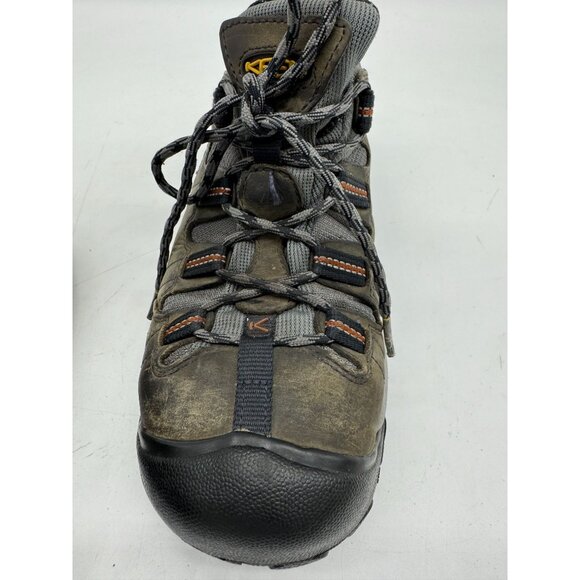 Keen Men's ASTM F2413-11 Steel Toe Utility Work Shoes Size 8 Green Black Lace Up - Picture 11 of 16